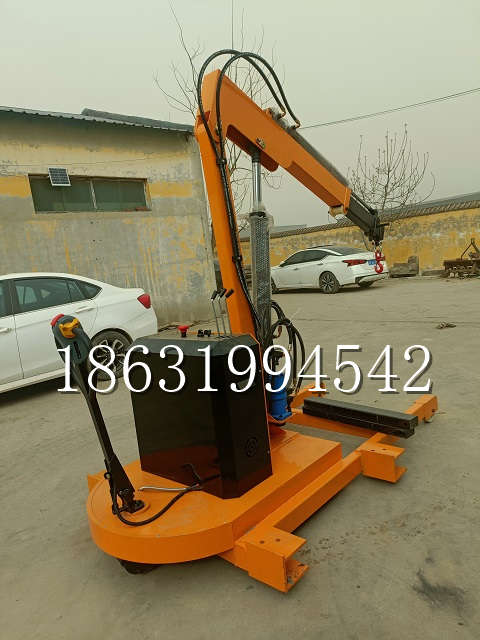 三河市自卸车厢随车吊 自制轮式四不像起重机 四驱平板吊 5吨 贵盛